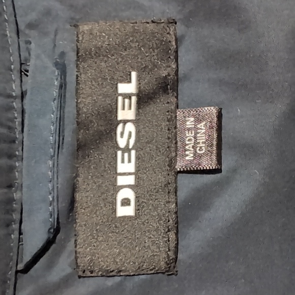 Teflon/Diesel Men's Navy Blue Nylon J-Ride Motorcycle Jacket, Size M. - Picture 9 of 14